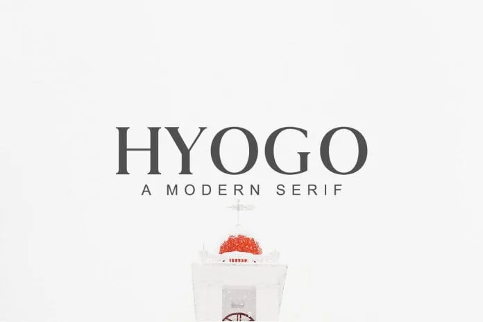Hyogo A Modern Serif Font Family