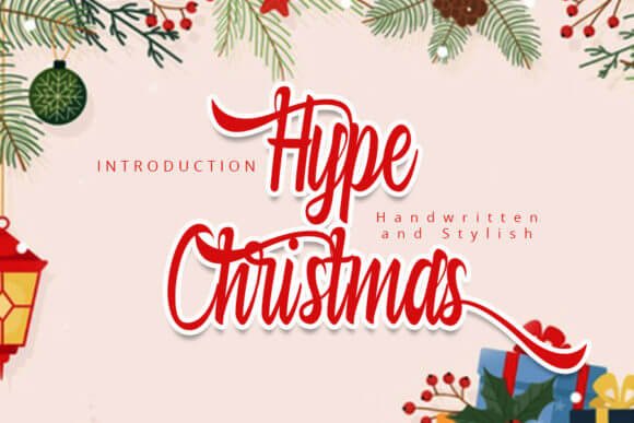 Hype Christmas Font