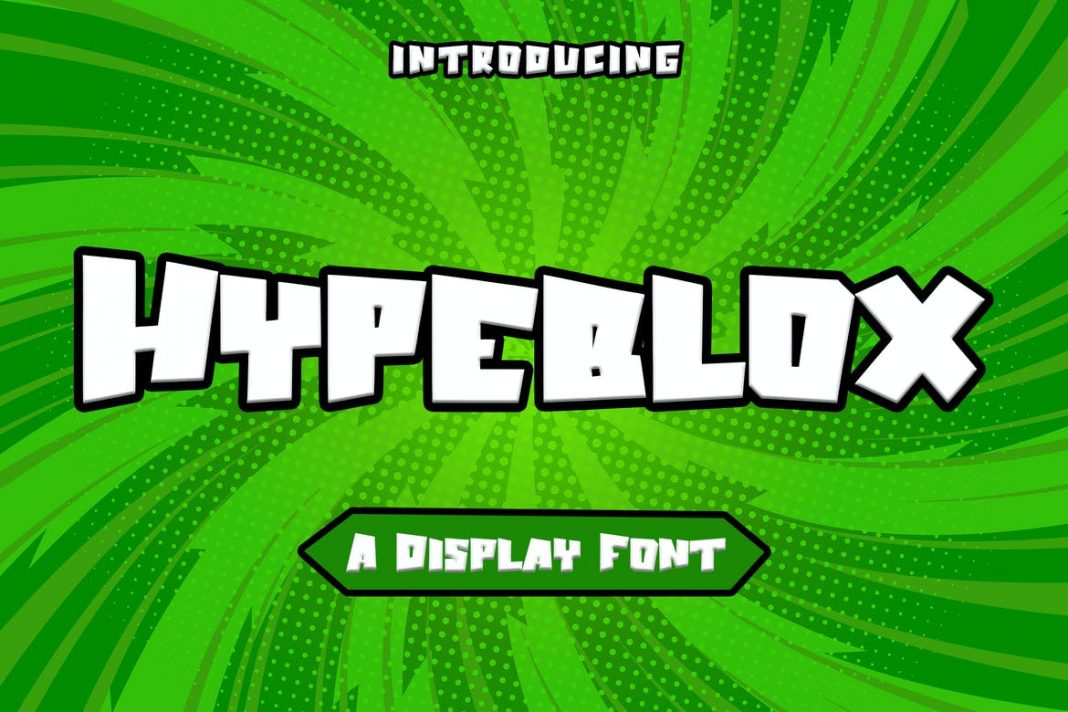 Hypeblox - A Display Font