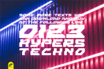 Hypers Techno Font