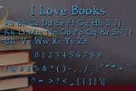 I Love Books Font