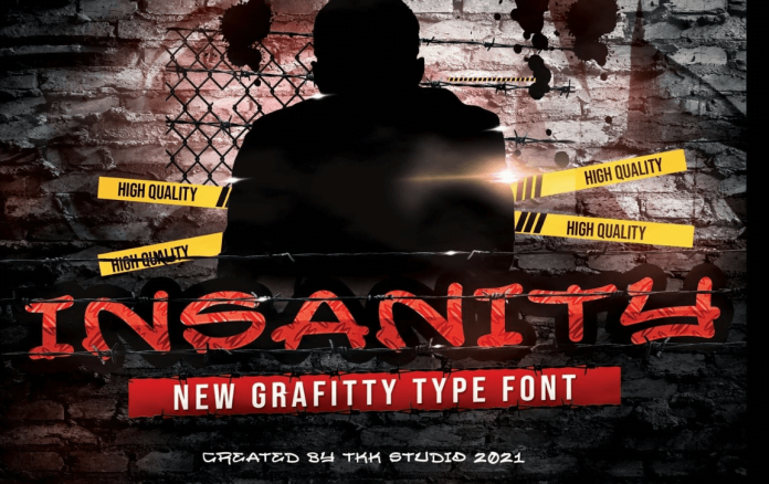 INSANITY - Graffiti font