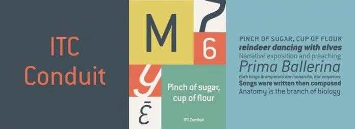 ITC conduit Font