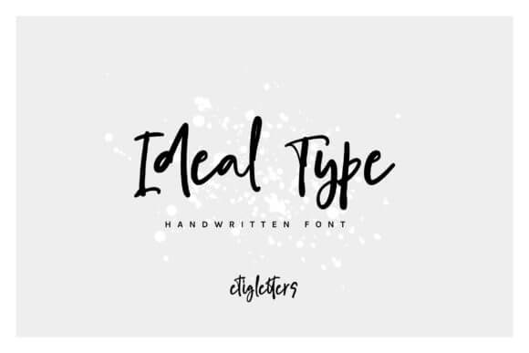 Ideal Type Font