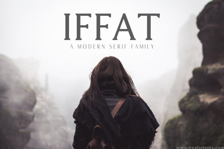 Iffat A Modern Serif Family Font Free Download