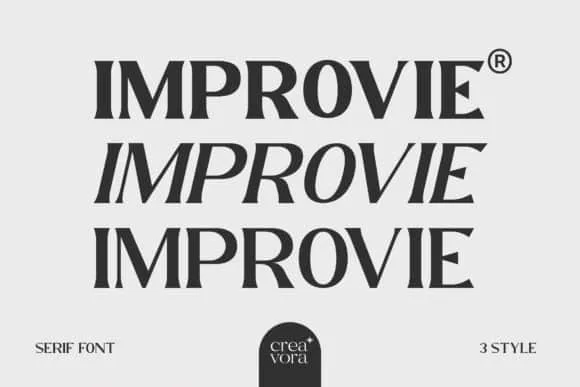 Improvie Font Improvie Font