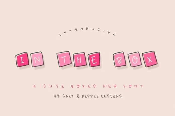 In the Box Font Family