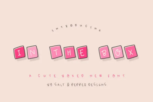 In the Box Font