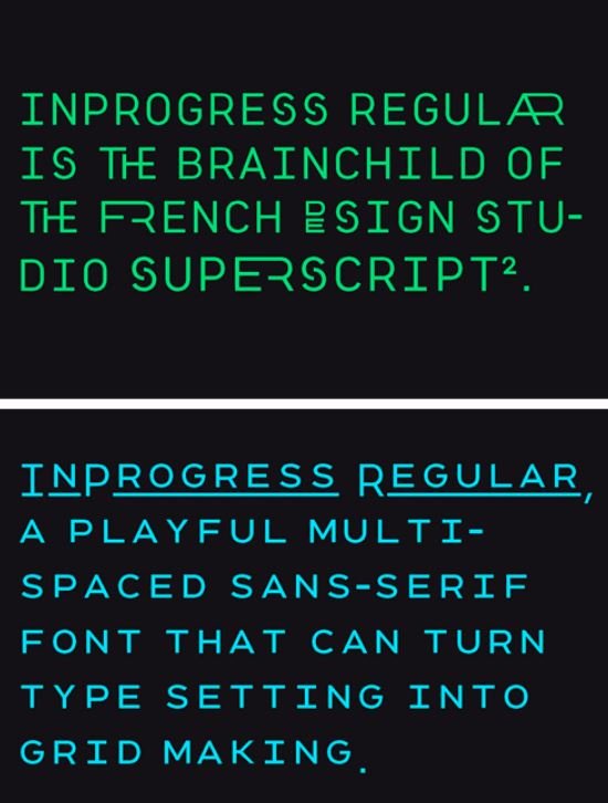 InProgress Font