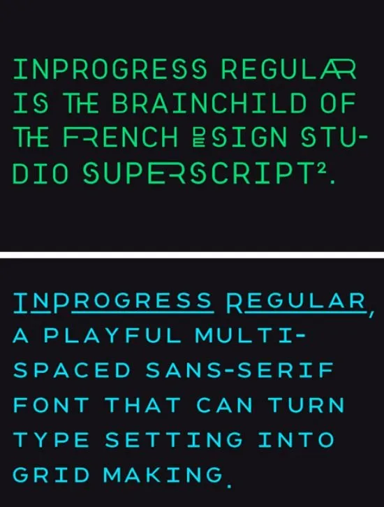 InProgress Font