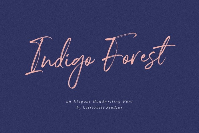 Indigo Forest Font