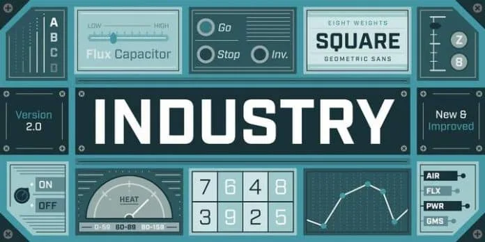 Industry Font Industry Font