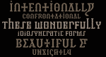 Infidel Family 4 Styles Font