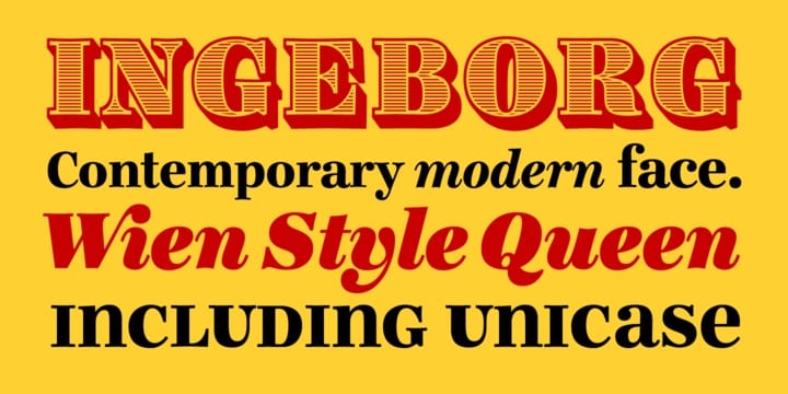 Ingeborg Font Family