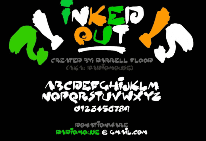 Inked Out - Free Hard Brush Font