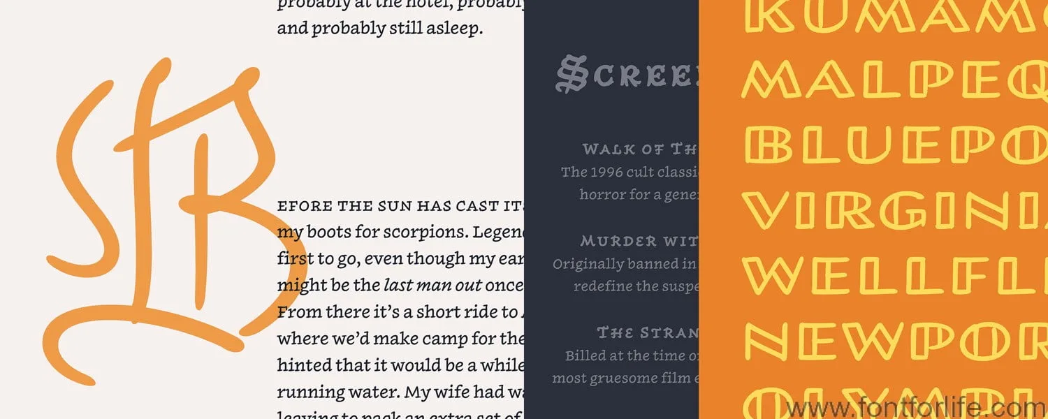 Inkwell Font Family