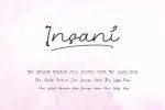 Insani - Beauty Signature Font