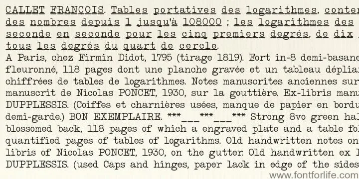 Intellecta Typewriter Font