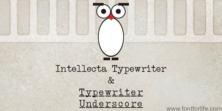 Intellecta Typewriter Font