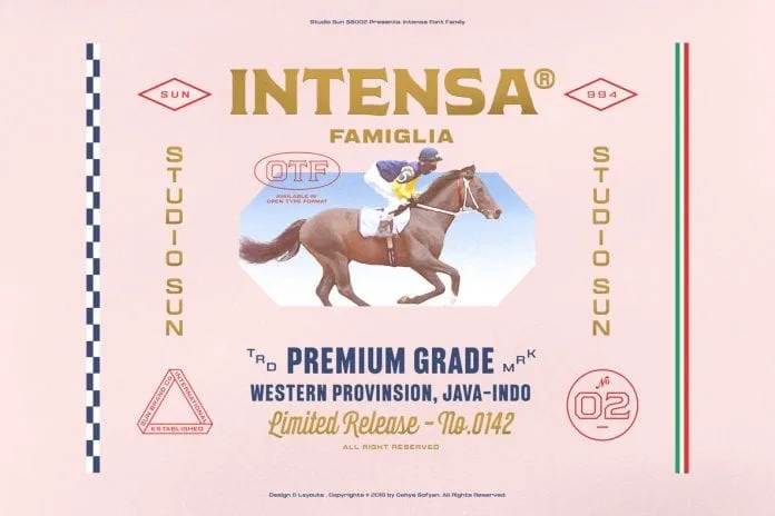 Intensa - Font Family