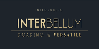 Interbellum font