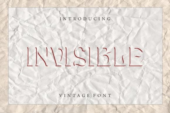 Invisible Font