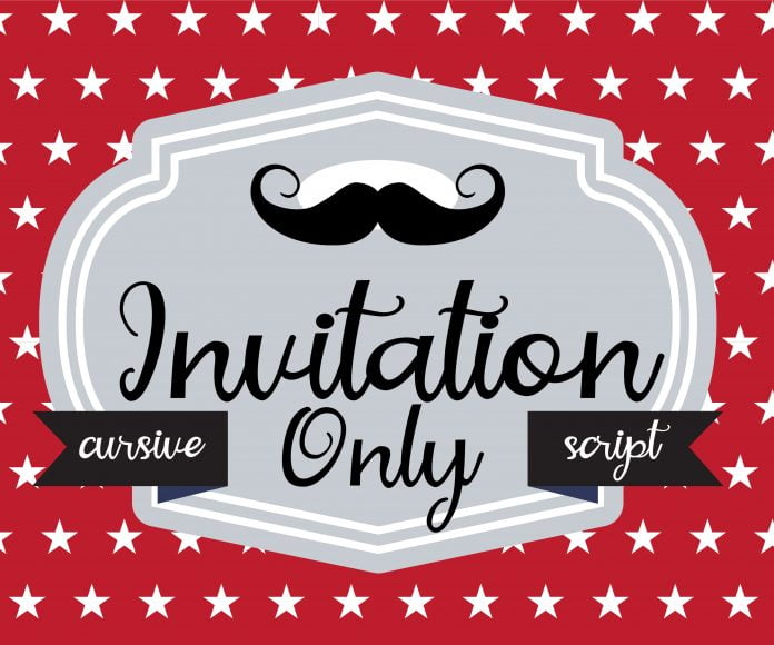 Invitation Only Font