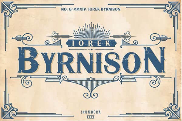 Iorek Byrnison Font