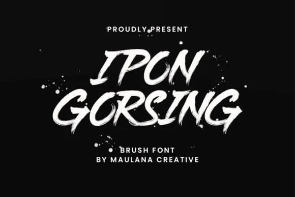 Ipon Gorsing Font