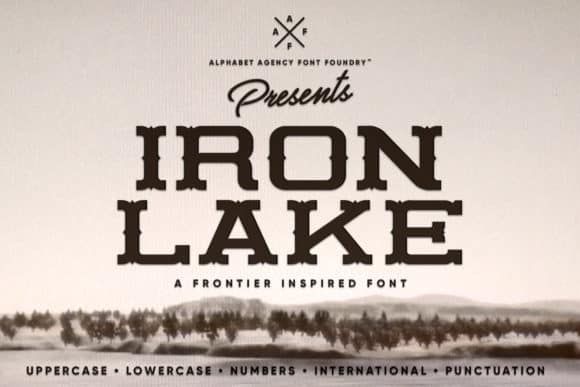 Iron Lake Font Iron Lake Font
