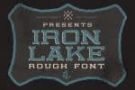 Iron Lake Font