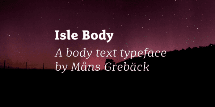 Isle Body Eight Styles Font