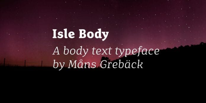 Isle Body Font Family