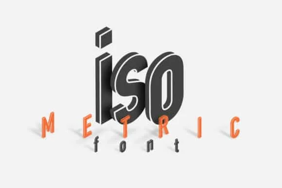 Isometric Font