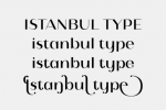 Istanbul Type Font