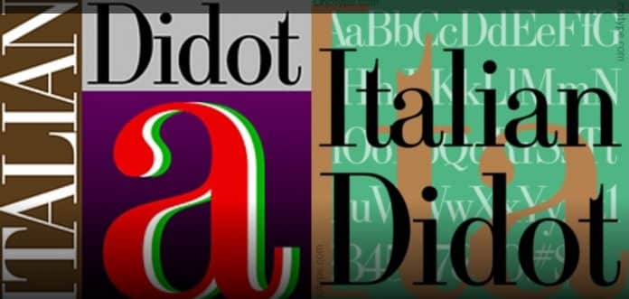 Italian Didot ®Designed Font