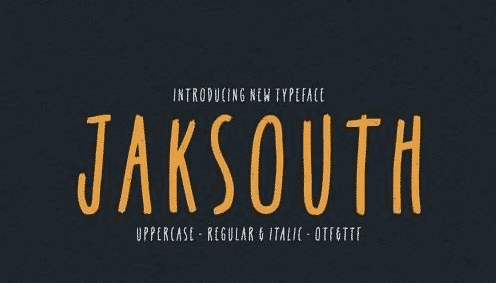 JAKSOUTH Font