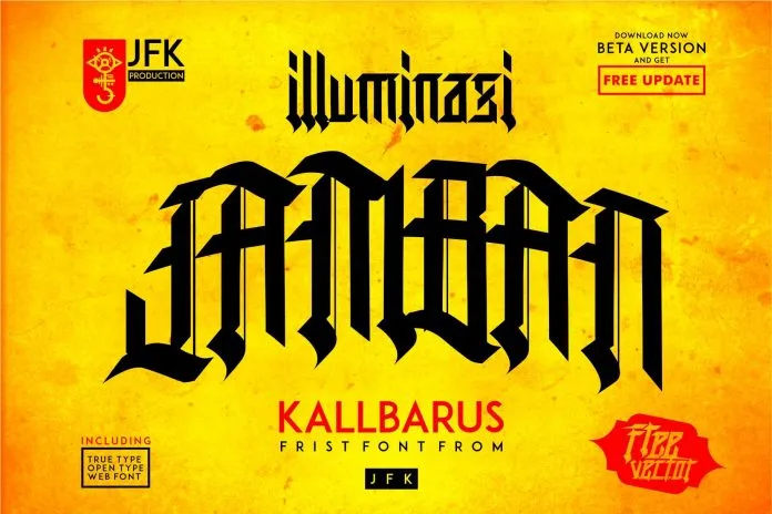 JFK Kallbarus Font