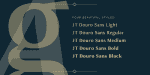 JT Douro-Sans Font
