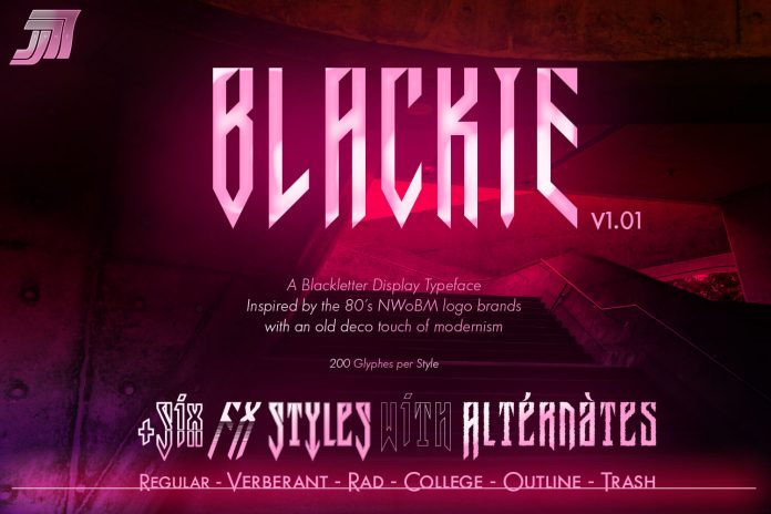 JVNE Blackie Font