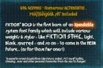 JVNE Fiction Font