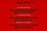 JVNE W.O.P.R Font