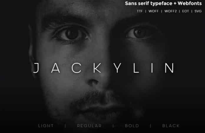 Jackylin - Typeface Font