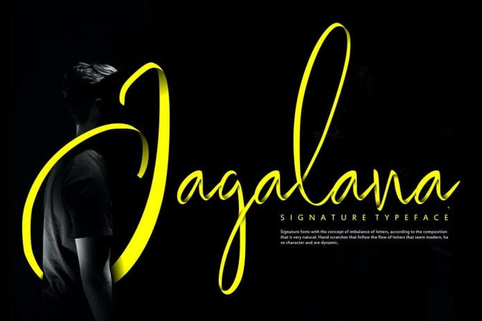 Jagalana Signature Typeface