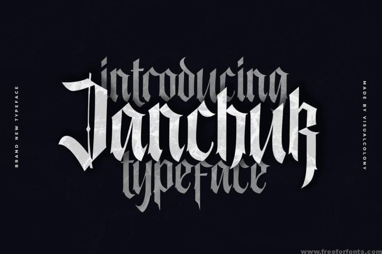 Janchuk  Font Free Download