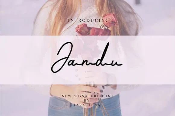 Jandu Signature Font