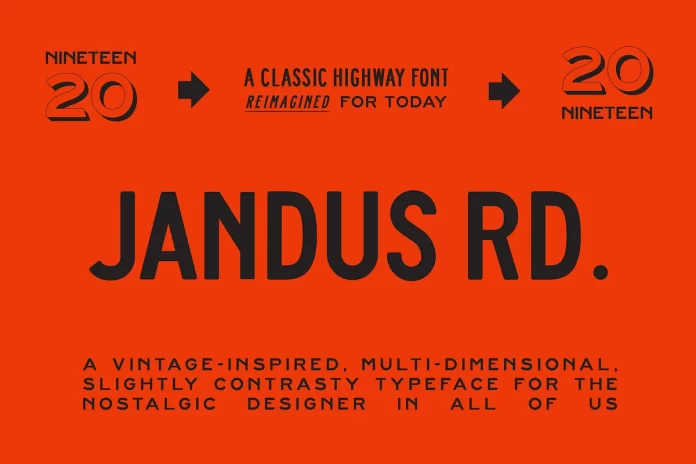 Jandus Road Font