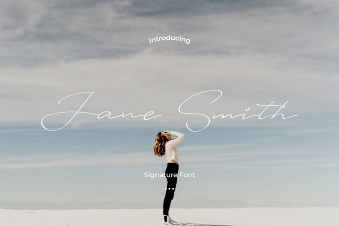 Janes Smith - Handwritten font