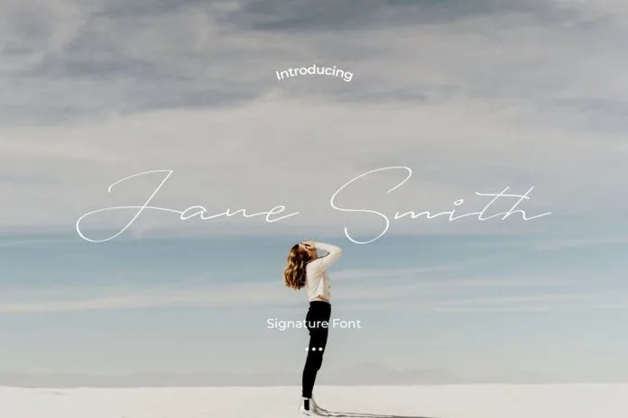 Janes Smith - Handwritten font