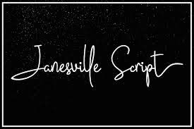 Janesville Script Font